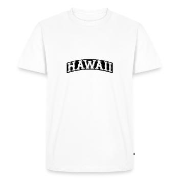 Hawaï - T-shirt Premium bio Homme - blanc - Devant - Nico (187cm)