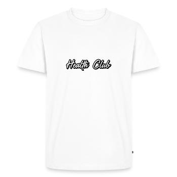 Club de santé - T-shirt Premium bio Homme - blanc - Devant - Nico (187cm)