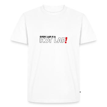 Chaque tour est une tenue de course vintage Hot Lap pour - T-shirt Premium bio Homme - blanc - Devant - Nico (187cm)