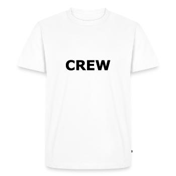 Crew - Men's Premium Organic T-Shirt - white - Front - Nico (187cm)