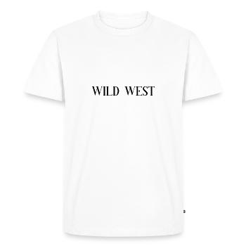 Far West - T-shirt Premium bio Homme - blanc - Devant - Nico (187cm)