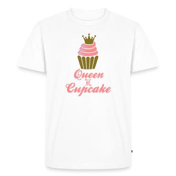 backen - T-shirt Premium bio Homme - blanc - Devant - Nico (187cm)