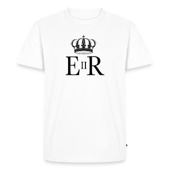 Queen Elizabeth II - Men's Premium Organic T-Shirt - white - Front - Nico (187cm)
