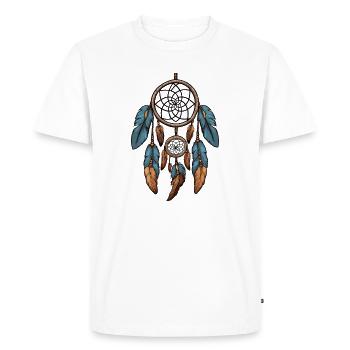 Attrape-rêves - T-shirt Premium bio Homme - blanc - Devant - Nico (187cm)