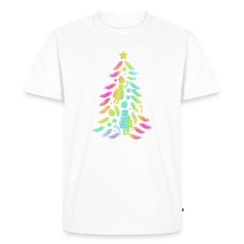 Casse-noisette sapin de Noël - T-shirt Premium bio Homme - blanc - Devant - Nico (187cm)