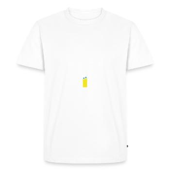 Ce mec veut un Pastis - T-shirt Premium bio Homme - blanc - Devant - Nico (187cm)