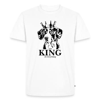 Entlebucher Mountain Dog King of everything Dogs - Men's Premium Organic T-Shirt - white - Front - Nico (187cm)
