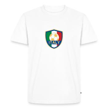 Italy football - Men's Premium Organic T-Shirt - white - Front - Nico (187cm)
