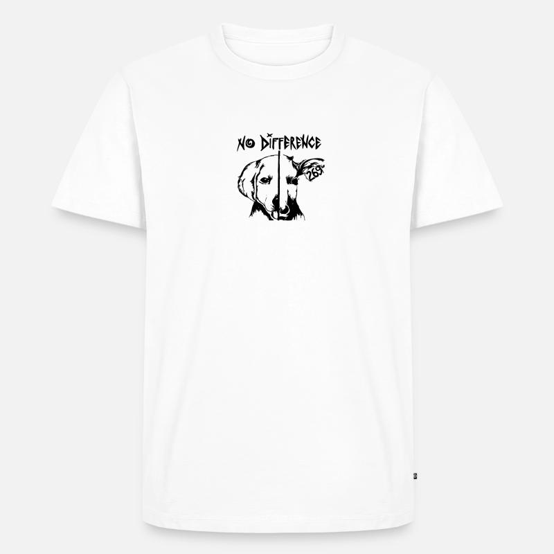 NO DIFFERENCE - Männer Premium Bio T-Shirt - Weiß