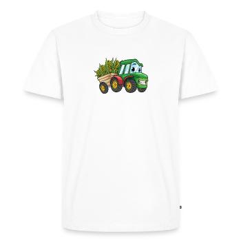 Agriculture Farmer Harvest - Men's Premium Organic T-Shirt - white - Front - Nico (187cm)