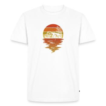 I like Komodo Dragons - Men's Premium Organic T-Shirt - white - Front - Nico (187cm)