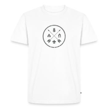 scout - Men's Premium Organic T-Shirt - white - Front - Nico (187cm)