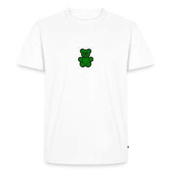 Gummi Bear Spirit Animal Graphic Candy Lover - T-shirt Premium bio Homme - blanc - Devant - Nico (187cm)
