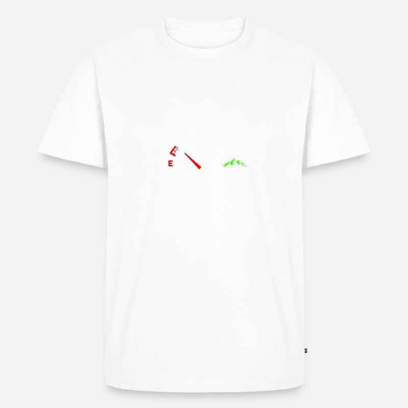 Total Unterbergt Berge Geschenk - Männer Premium Bio T-Shirt - Weiß