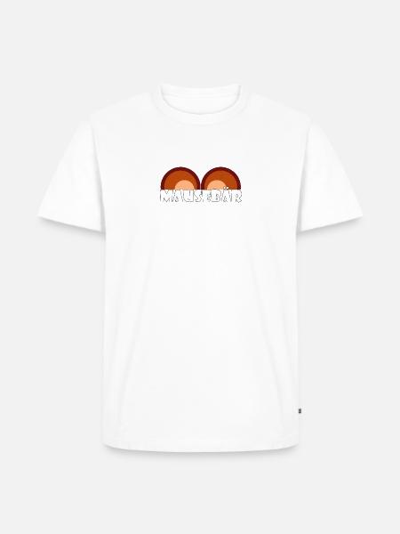 Kosename Mausebär Geschenkidee - Männer Premium Bio T-Shirt - Weiß