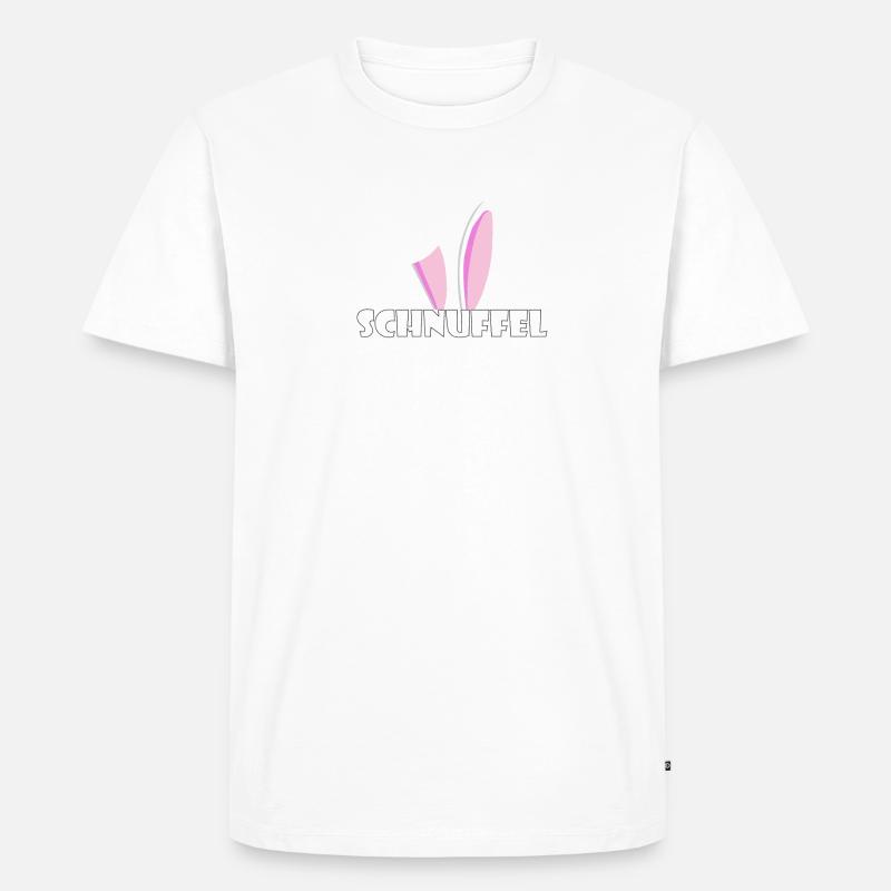 Kosename Schnuffel Geschenkidee - Männer Premium Bio T-Shirt - Weiß