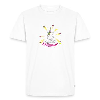 licorne licorne - T-shirt Premium bio Homme - blanc - Devant - Nico (187cm)