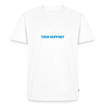 Administrator admin sayings system administrator - Men's Premium Organic T-Shirt - white - Front - Nico (187cm)