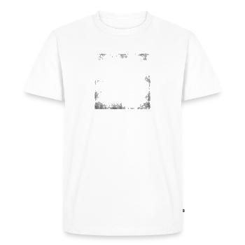 Carré | Quadrilatère | Contexte | Modèle | Modèle - T-shirt Premium bio Homme - blanc - Devant - Nico (187cm)