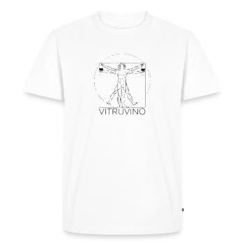Vigneron Vino de Vitruve Vigneron Homme de Vitruve - T-shirt Premium bio Homme - blanc - Devant - Nico (187cm)