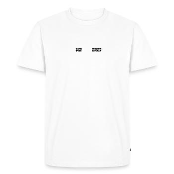 Juste Married mariage amusant - T-shirt Premium bio Homme - blanc - Devant - Nico (187cm)