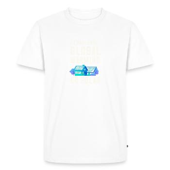 Solar Energy Photovoltaics PV - I challenge Global - T-shirt Premium bio Homme - blanc - Devant - Nico (187cm)