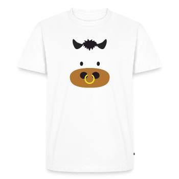 Horoscope du zodiaque chinois | 2021 Année du Buffle - T-shirt Premium bio Homme - blanc - Devant - Nico (187cm)