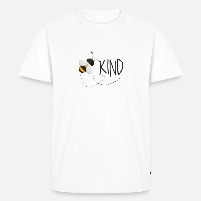 Conception de conception de type abeille pour l'environnement de filles de garçons - T-shirt Premium bio Homme - blanc