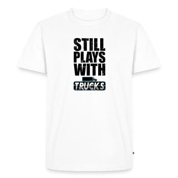 Truck driver truck driver professional driver - Men's Premium Organic T-Shirt - white - Front - Nico (187cm)