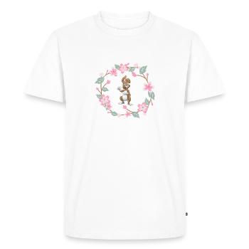 Joyeuses Pâques | Ostern | Cadeaux de Pâques | Pâques - T-shirt Premium bio Homme - blanc - Devant - Nico (187cm)