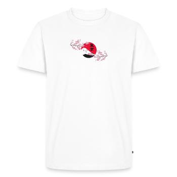 Tokyo Japon Amateur d’arbre de montagne drôle - T-shirt Premium bio Homme - blanc - Devant - Nico (187cm)