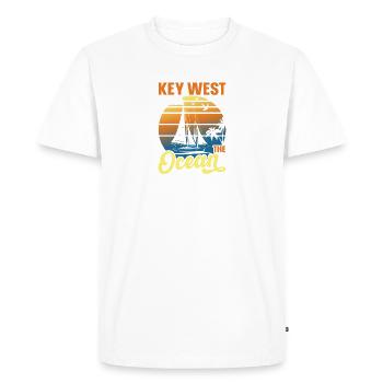 Nautical Sailing Terms Boat Sailing, Sailing Hobby - Men's Premium Organic T-Shirt - white - Front - Nico (187cm)