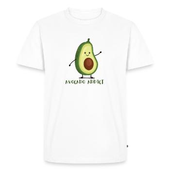 Avocado - T-shirt Premium bio Homme - blanc - Devant - Nico (187cm)