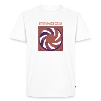 fanboy - Men's Premium Organic T-Shirt - white - Front - Nico (187cm)