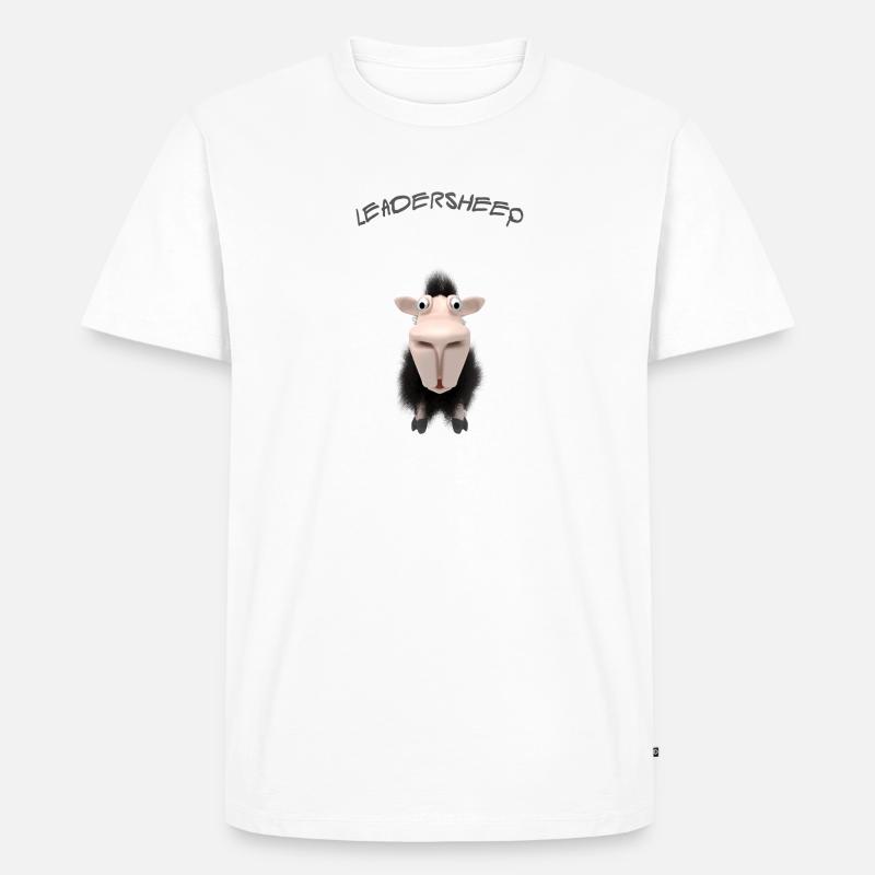 leadersheep - Männer Premium Bio T-Shirt - Weiß