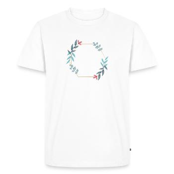 Team Bride - Stag do Bride - Men's Premium Organic T-Shirt - white - Front - Nico (187cm)