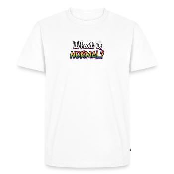 Whats Normal Lesbian Bisexual Trans Gay Pride - T-shirt Premium bio Homme - blanc - Devant - Nico (187cm)