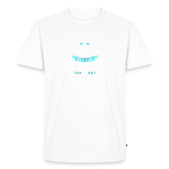 David - T-shirt Premium bio Homme - blanc - Devant - Nico (187cm)