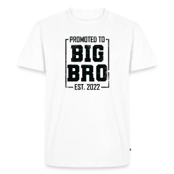 Promu à Big Brother Est 2022 - T-shirt Premium bio Homme - blanc - Devant - Nico (187cm)