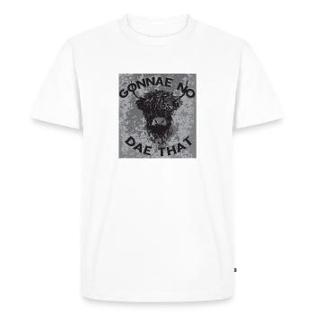 Écosse - T-shirt Premium bio Homme - blanc - Devant - Nico (187cm)
