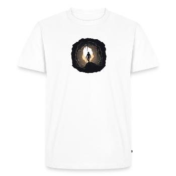 Caving Spelunking For Cave Men Women Funny - Men's Premium Organic T-Shirt - white - Front - Nico (187cm)