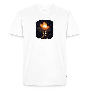 Caving Spelunking For Cave Men Women Funny - Men's Premium Organic T-Shirt - white - Front - Nico (187cm)