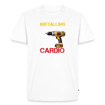 Drywall Installer Drywaller Drywall Finisher - Men's Premium Organic T-Shirt - white - Front - Nico (187cm)