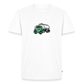 Septic Tank Pump Servicer Sewer System Installer - Men's Premium Organic T-Shirt - white - Front - Nico (187cm)