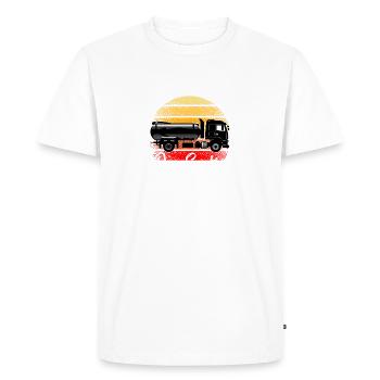 Septic Tank Pump Servicer Sewer System Installer - Men's Premium Organic T-Shirt - white - Front - Nico (187cm)