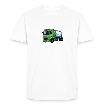 Septic Tank Pump Servicer Sewer System Installer - Men's Premium Organic T-Shirt - white - Front - Nico (187cm)