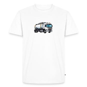 Septic Tank Pump Servicer Sewer System Installer - Men's Premium Organic T-Shirt - white - Front - Nico (187cm)