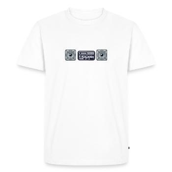 Car Stereo For Audio Installer Speakers Car Bass - Men's Premium Organic T-Shirt - white - Front - Nico (187cm)