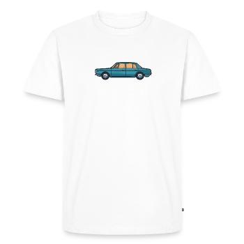 Nouveau Étudiant Conducteur Filles Femmes Maman Fille - T-shirt Premium bio Homme - blanc - Devant - Nico (187cm)