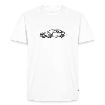 Nouveau Étudiant Conducteur Filles Femmes Maman Fille - T-shirt Premium bio Homme - blanc - Devant - Nico (187cm)